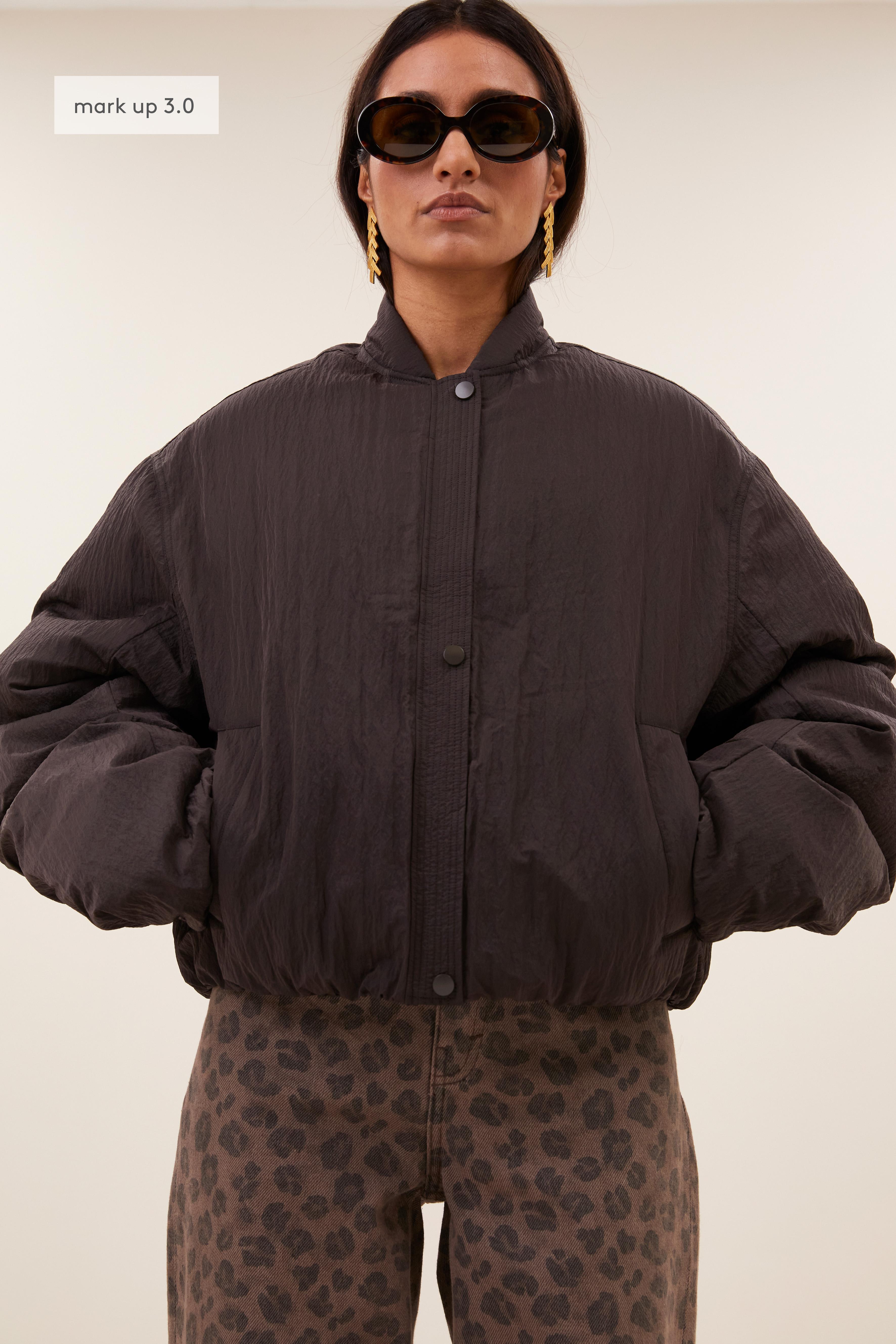 By-Bar Bodie Bomber Jacket Espresso Damen Jacke braun